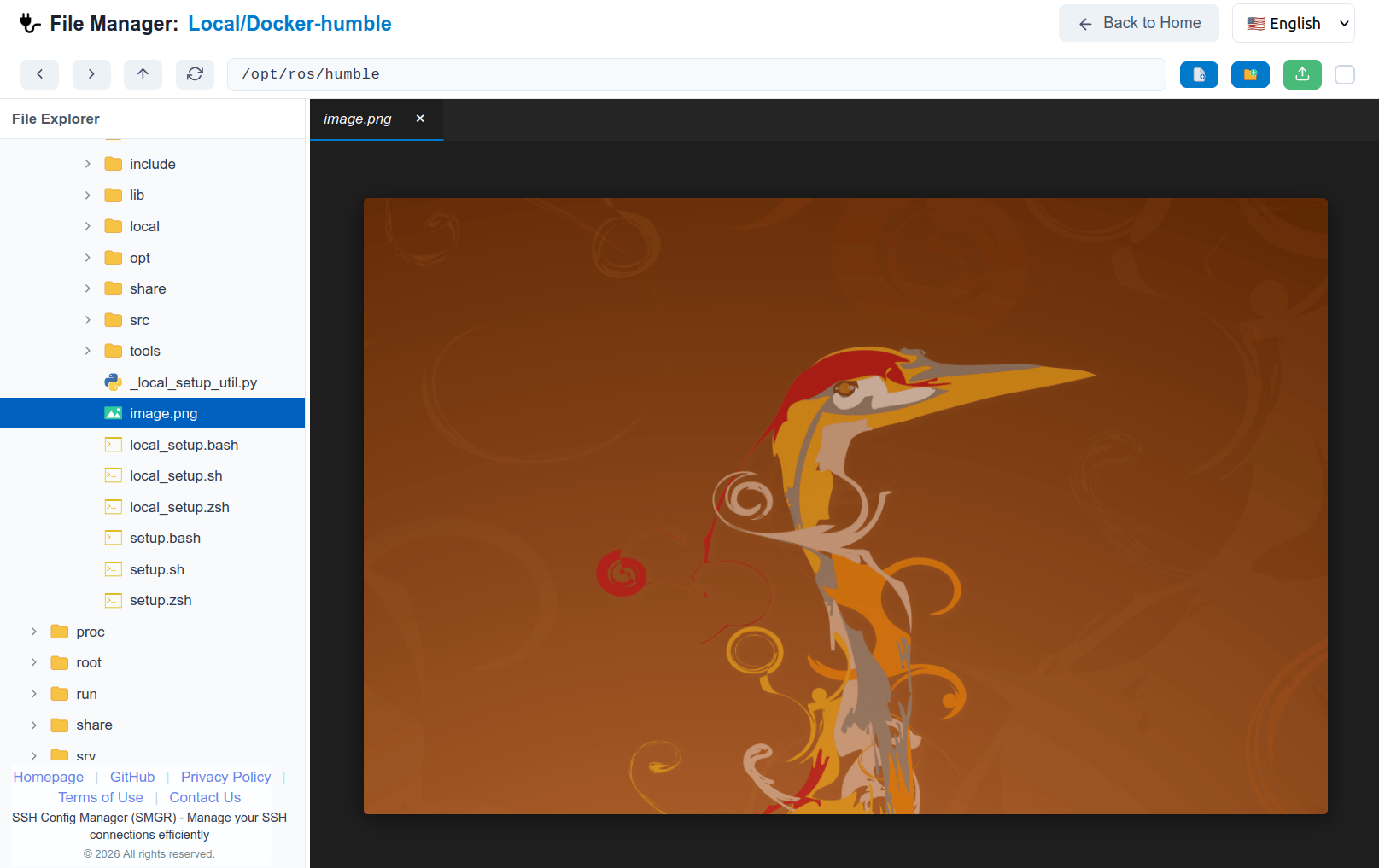 File Manager / Image Viewer - supports previewing images on remote servers